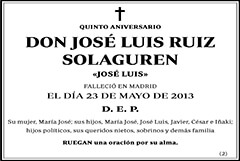 José Luis Ruiz Solaguren